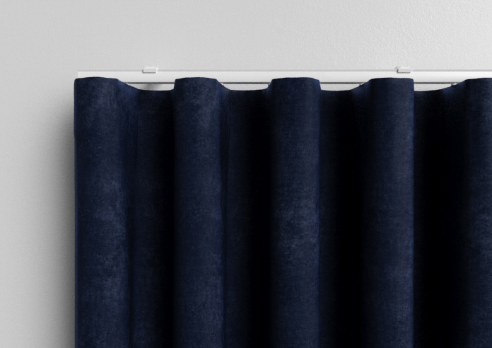 Faux Suede, Navy - Made to Measure Curtains - Image 13